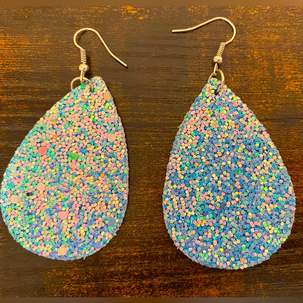 Beautiful iridescent earrings